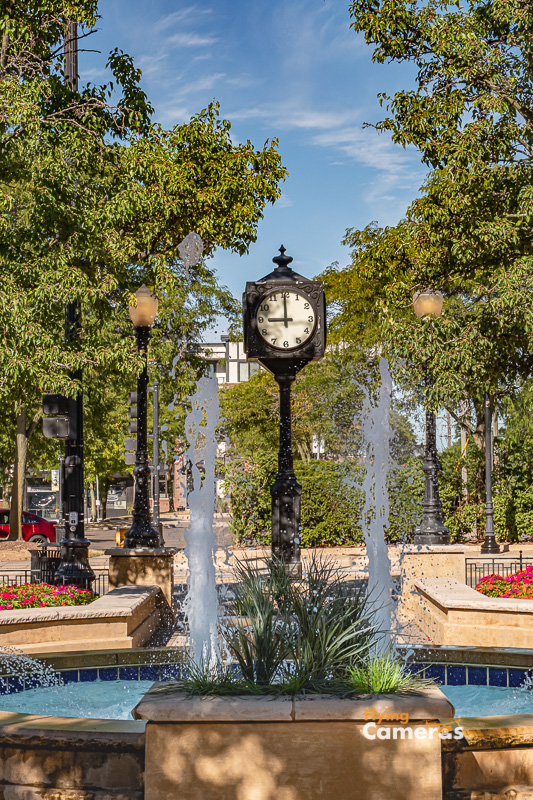 Downers Grove Clock main street station