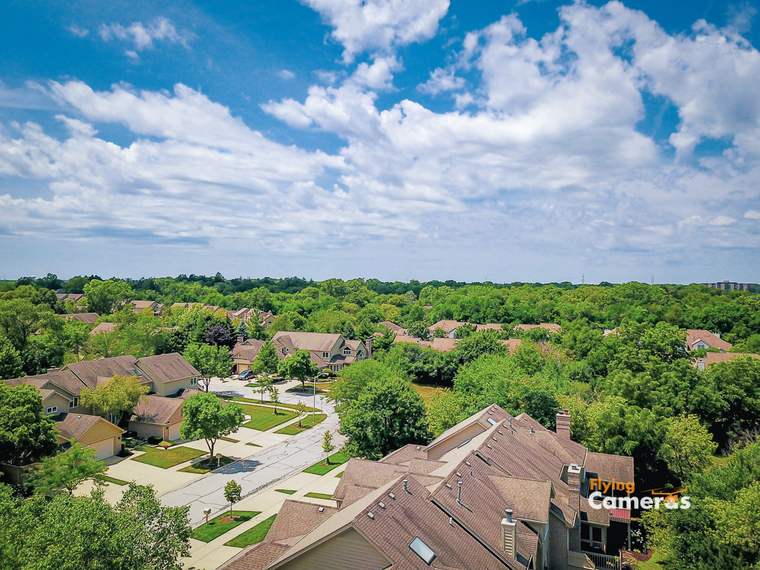 Real estate aerial shot