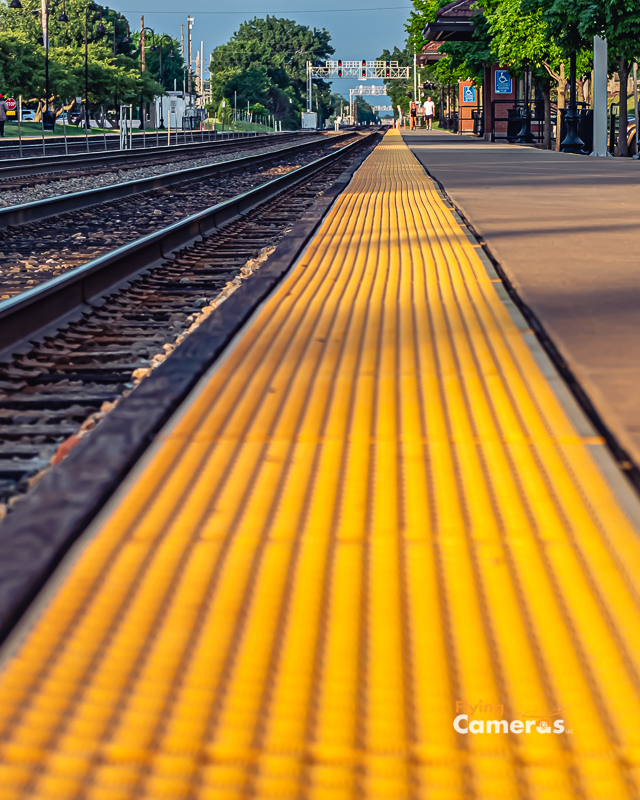 Follow the yellow brick road on Main street train station in Downers Grove